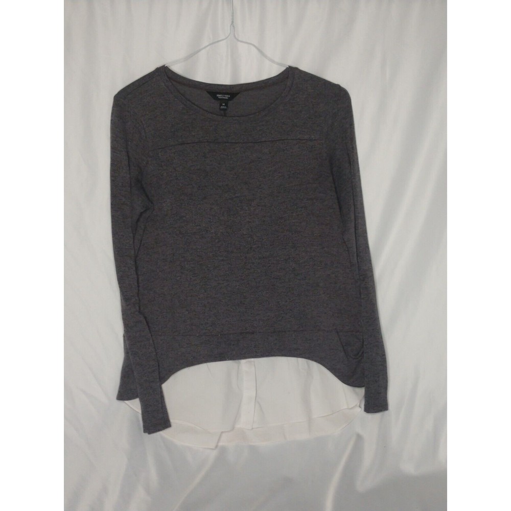 Vera Wang Long Sleeve Women's Sweater Mock Tunic Top Size Medium